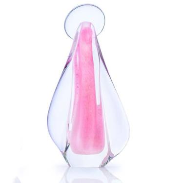 Imagem de Imagem Em Cristal Murano Rosa - São Marcos