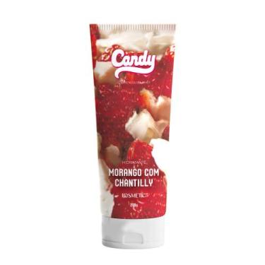 Imagem de Hidratante Corporal (200g) Linha Candy - Fragrância: Morango Com Chant