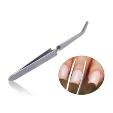 Imagem de Alicate Pinça Curvatura C para Unhas de Fibra Gel Curvador - A.R Varie