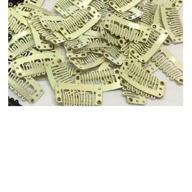 Imagem de Presiha Tic-Tac Para Perucas e Mega Hair 2,8cm - Labelle Hair, Bege