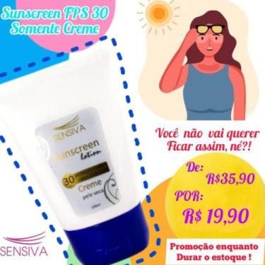 Imagem de Filtro Solar Fator 30 Creme - 100ml - Sensiva Cosméticos