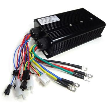 Imagem de Módulo Controlador Bicicleta Elétrica 3000W 48/60/72V 18 Mosfets 60A -