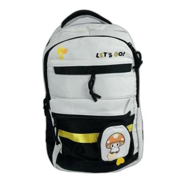 Imagem de Mochila Escolar Grande Capacidade Para Estudante Feminina Impermeável 