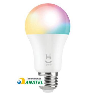 Imagem de Lâmpada LED Inteligente RGB+W 2700-6500K soquete E27 Wi-Fi + Bluetooth -  HI GEONAV