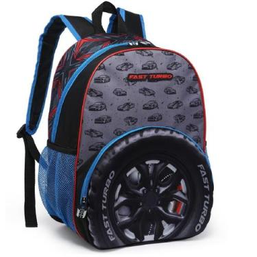 Imagem de Mochila Escolar De Costas Infantil Carro Com Design 3d - D Presentes, 