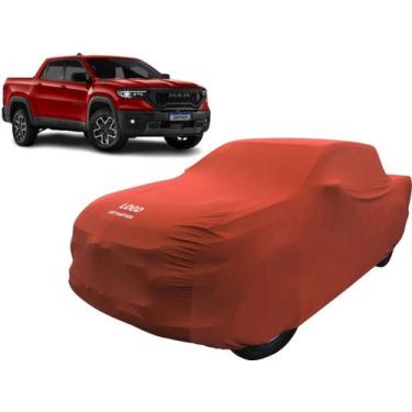 Imagem de Capa Tecido Alta Proteção Camionete Dodge Ram Rampage - Mz, Vermelha