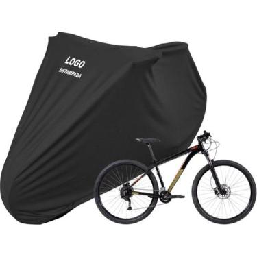 Imagem de Capa Bike Com Logo Caloi Moab Mtb Alta Durabilidade - Mz, Preto