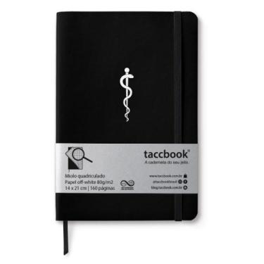 Imagem de Caderno Quadriculado taccbook símbolo medicina 14x21 Flex