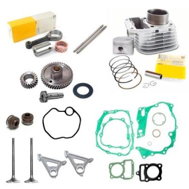 Imagem de Kit Motor Cg 125 Titan 2000/2001 Guarnição comando Biela - METAL LEVE