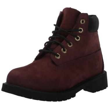Imagem de Timberland Bota unissex infantil impermeável premium de 15 cm (criança pequena) moderna, Nobuck vinho, 2 Little Kid