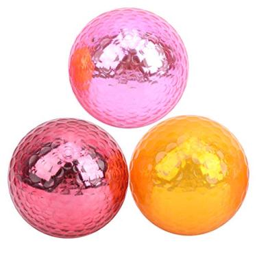 Imagem de Bola de golfe inovadora de camada dupla e confortável para presente, bola de golfe metálica, para bolas de treino