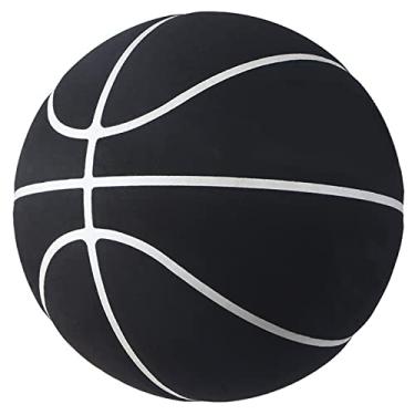 Imagem de MINDCOLLISION Basquete, camurça de microfibra antiderrapante e resistente ao desgaste, sem logotipo bola, tamanho 5/6/7, borda branca, nº 6