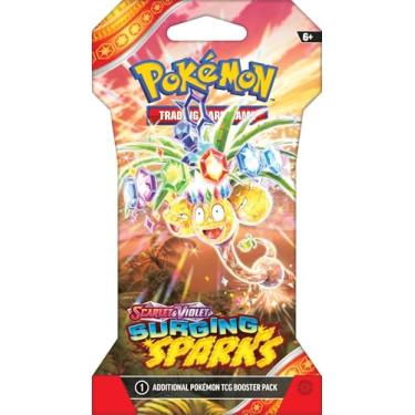 Imagem de Pokemon TCG Surging Spark – Single Booster Pack – Pack Art May Vary - 10 Cards