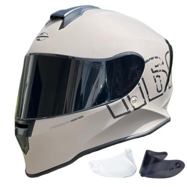 Imagem de Capacete de Moto Masculino Feminino Mormaii Titanium Fosco Fechado Original Viseira Transparente + Fumê (54)