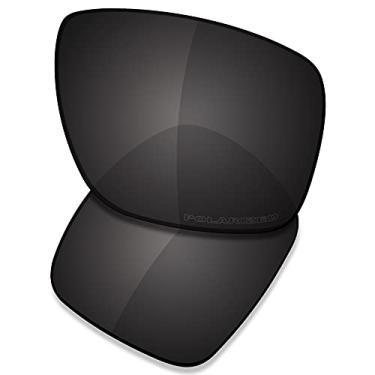 Imagem de Lentes de reposição premium para óculos de sol Oakley Dispatch 1 OO9090, High Defense - Carbon Black Polarized, One Size