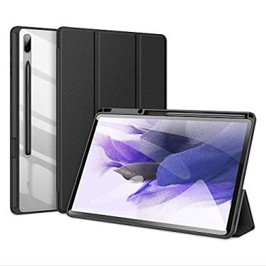 Imagem de Capa Anti Impacto Dux Ducis Modelo Toby Compatível com Galaxy Tab S7 Fe/Galaxy Tab S8+ Plus (12.4 Pol) (Preto)