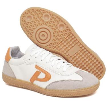 Imagem de Tênis Casual Polo Blu Feminino Moderno Confortável em Camurça e Sintét