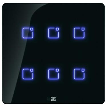 Imagem de Interruptor Inteligente 6 Botões Weg Home Preto