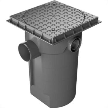 Imagem de Caixa De Gordura Krona Com Cesto E Tampa Dn300