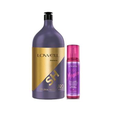 Imagem de Shampoo Lavatório Profissionl 2,5 Litro + Fluido Liso Mágico - Lowell