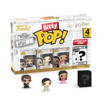 Imagem de Funko Bitty Pop! HP GOF - Harry 4pkY Minifigura misteriosa surpresa - 0,9 polegadas (2,2 cm) - Harry Potter colecionável - Repesa empilhável incluída - ideia de presente - Toppers de bolo