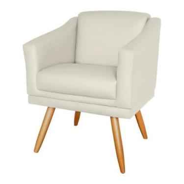 Imagem de Poltrona San Diego Decorativa Sala Clínica Salão Estética - Sued Bege 