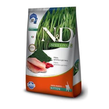 Imagem de ND Spirulina Tilápia e Goji Berry para Gatos Filhotes - 1,5Kg