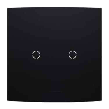 Imagem de Placa 4X4 com Suporte Para Cega/Saída De Fio Preto Ébano Inova Pro Class Alumbra