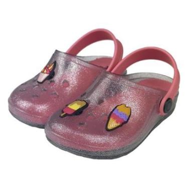 Imagem de Sandália Infantil Babuche Menina Com Palmilha Sorvete Macio Leve Magicc BB-001-Feminino