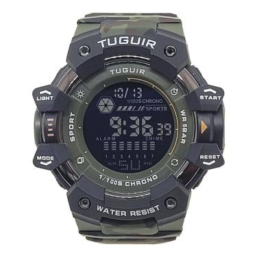 Imagem de Relógio Masculino Relógio Tuguir Digital Tg30403 Camuflado E