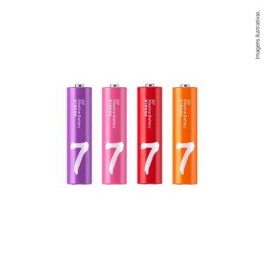Imagem de Pilha alcalina aaa xiaomi com 4 unidades