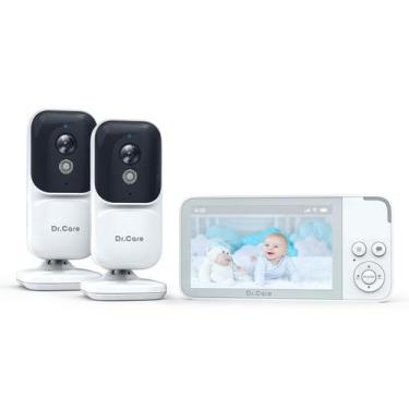 Imagem de Monitor de Bebê Dr.Care NeoView - 2 Câmeras e Tela de 3,5 Polegadas