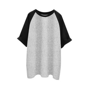 Imagem de Camiseta Básica de Algodão - Manga Curta - Branca e Preta - Unissex - 