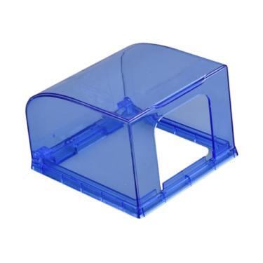 Imagem de Generic Flip Single Outlet Capa Caixa de saída elétrica Acessórios à prova d'água Protetor de plug Plug para soquete da do banheiro, Azul