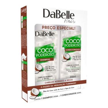 Imagem de Kit Dabelle Hair Shampoo + Condicionador Coco Poderoso 450ml