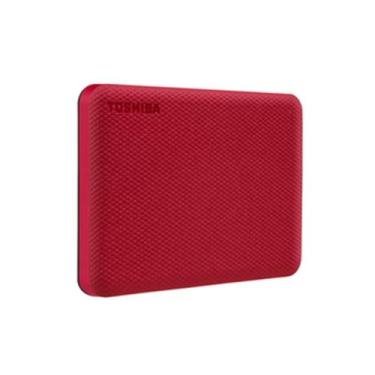 Imagem de HD Externo Toshiba 1TB Canvio Advance, USB 3.0, Vermelho - HDTCA10XR3A