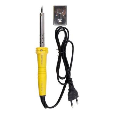 Imagem de Ferro de Solda Elétrico Cabo Plástico Isolado Profissional Alta Precisão para Eletrônica Estanho - 127V - 30WTS