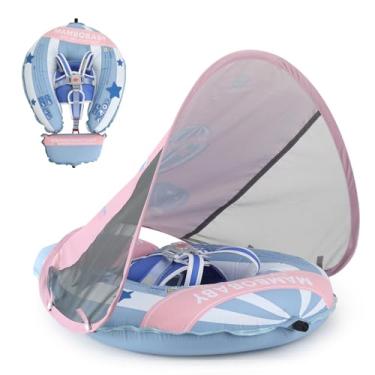 Imagem de MAMBOBABYFLOAT Mambobaby Float Nova Geração Boia Para Piscina Infantil: Segurança Aprimorada E Design De Mochila Portátil - Ideal Bebês 3 A 24 Meses Blueballoon