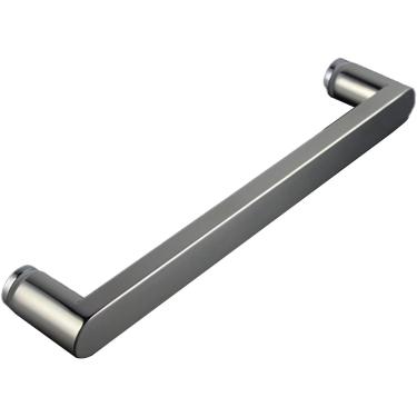 Imagem de Empurre E Puxe A Maçaneta Da Porta De Vidro,maçaneta Da Porta De Vidro Do Chuveiro Com Acabamento Cromado Polido De Aço Inoxidável Moderno Para Banheiro,substituição Da, Chrome, 440mm