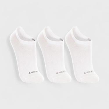 Imagem de Kit com 3 Pares de Meia Sapatilha Invisivel Lupo, 0900, 33a36