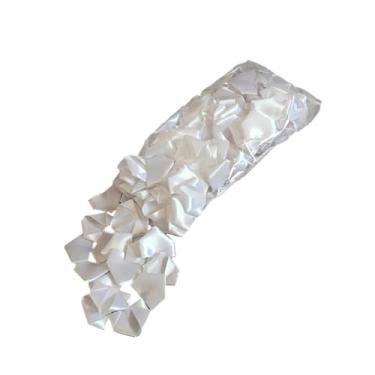 Imagem de rockible 169 peças cetim fita rosa pétalas ornamento arranjo floral decorativo artesanato de costura diy para suprimentos de festa de aniversário