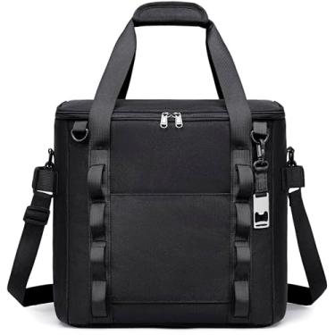 Imagem de Bolsa térmica macia para gelo, 30,5 x 30,5 x 30,5 cm, grande, à prova de vazamentos, para viagens na praia, acampamento, 50 latas, caixa térmica portátil para compras de supermercado, viagens