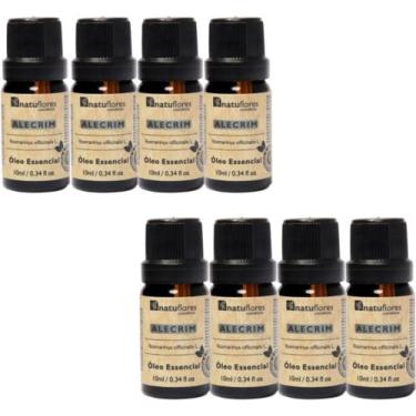Imagem de OLEO ESSENCIAL ALECRIM PURO 10ml NATUFLORES KIT 8 UND