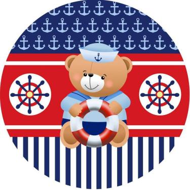 Imagem de Painel Redondo 3D Sublimado Marinheiro Frd-1459