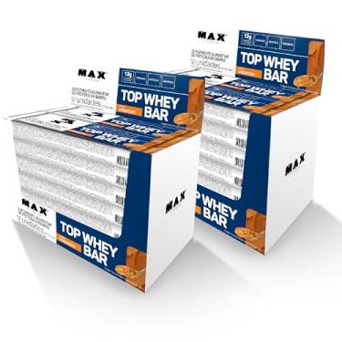 Imagem de Kit 2x Top Whey Bar 12 Unidades - Caixa Fechada Maxtitanium (2x Caixas, Amendoim)