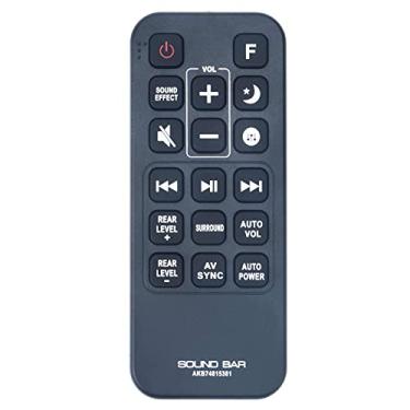 Imagem de AKB74815381 Controle remoto de substituição adequado para LG Soundbar System SJ7 SJ7-C SPJ8B-W