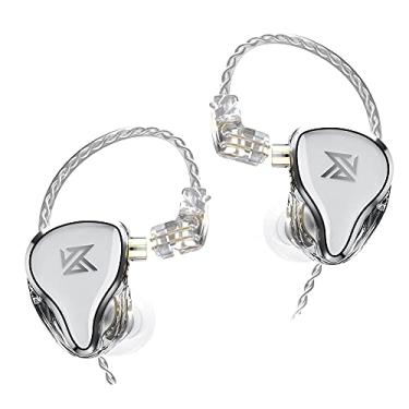 Imagem de Fones de ouvido IEM, fones de ouvido intra-auriculares KZ ZAS de alto desempenho (removíveis, controladores de armadura balanceada, drivers dinâmicos 7BA+1DD, isolamento de ruído, alta precisão) (sem