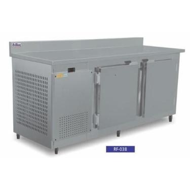 Imagem de Balcão De Serviço Inox Com Encosto Frilux Rf038 500 Litros, 220V