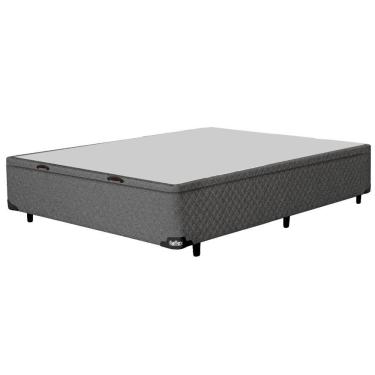 Imagem de Base Box Para Colchão De Casal Universal Com Baú Itaflex Grafite Chumbo