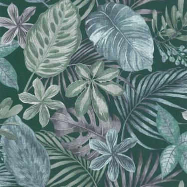 Imagem de Papel De Parede Sejours Et Chambres 2 Folhagem Verde 11220704